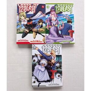 12 Beast Manga Lot Vol 1 3 7 Okayado English 1st Printings‎
